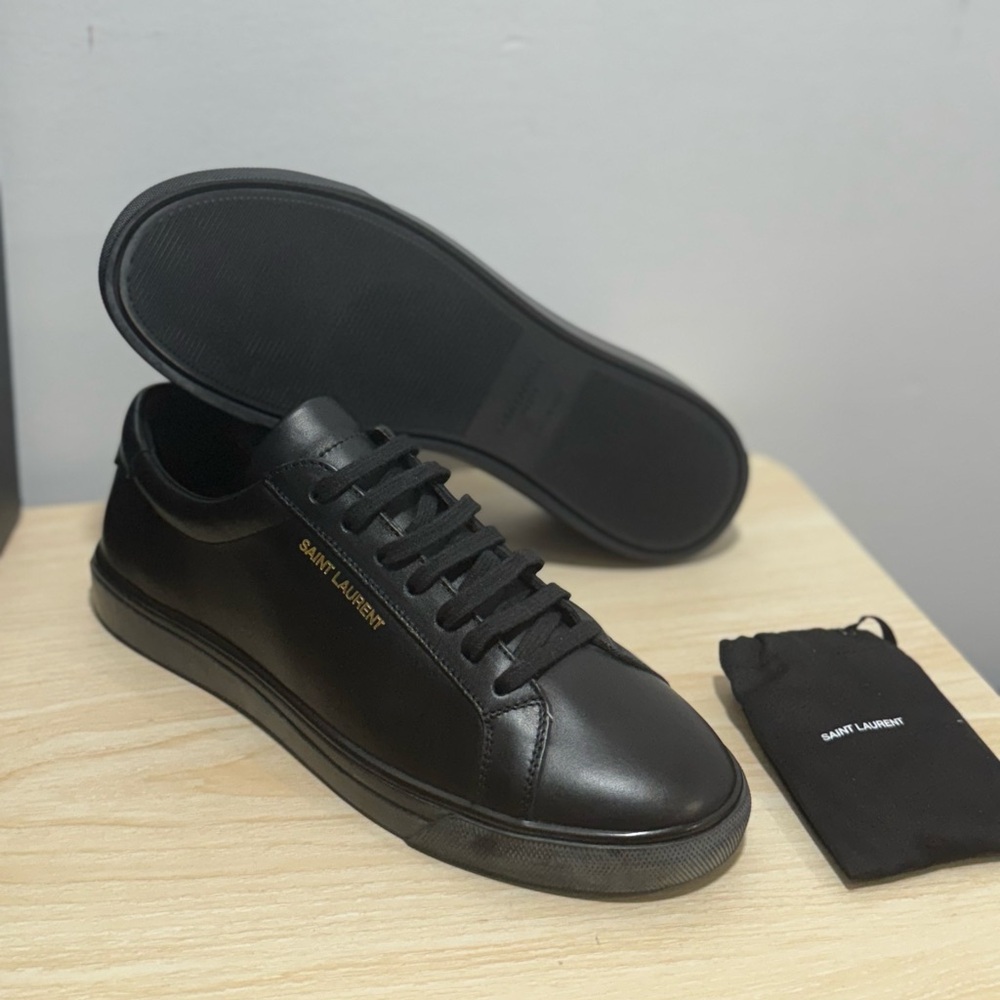 Saint Laurent Black Andy Sneakers
